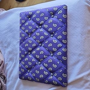 Vera Bradley Purple Pasley Bulletin Board